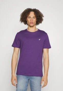 Pier One Unisex 5 Pack - T-Shirt Basique - Light Blue/Purple/White -France Pier One Soldes Boutique 095b9a3674da4547b14b54174212bae2