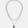 Pier One 2 Pack - Collier - Silver-Coloured -France Pier One Soldes Boutique 10f41ce0c1944510a6e66259a8f1d8af