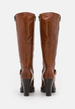 Pier One Leather - Bottes À Talons Hauts - Cognac -France Pier One Soldes Boutique 15cd9aca37c24520887417c629b27eb2
