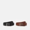 Pier One 2 Pack - Ceinture - Brown/Black 1 Pier One 2 Pack - Ceinture - Brown/Black -France Pier One Soldes Boutique 3460666fa3784f91aa1eb7fe7aadcc06