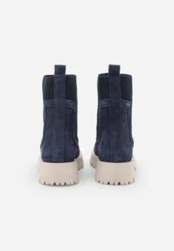 Pier One Leather - Bottines À Plateau - Dark Blue -France Pier One Soldes Boutique 36404bc0b5c145beb899467a53626b75