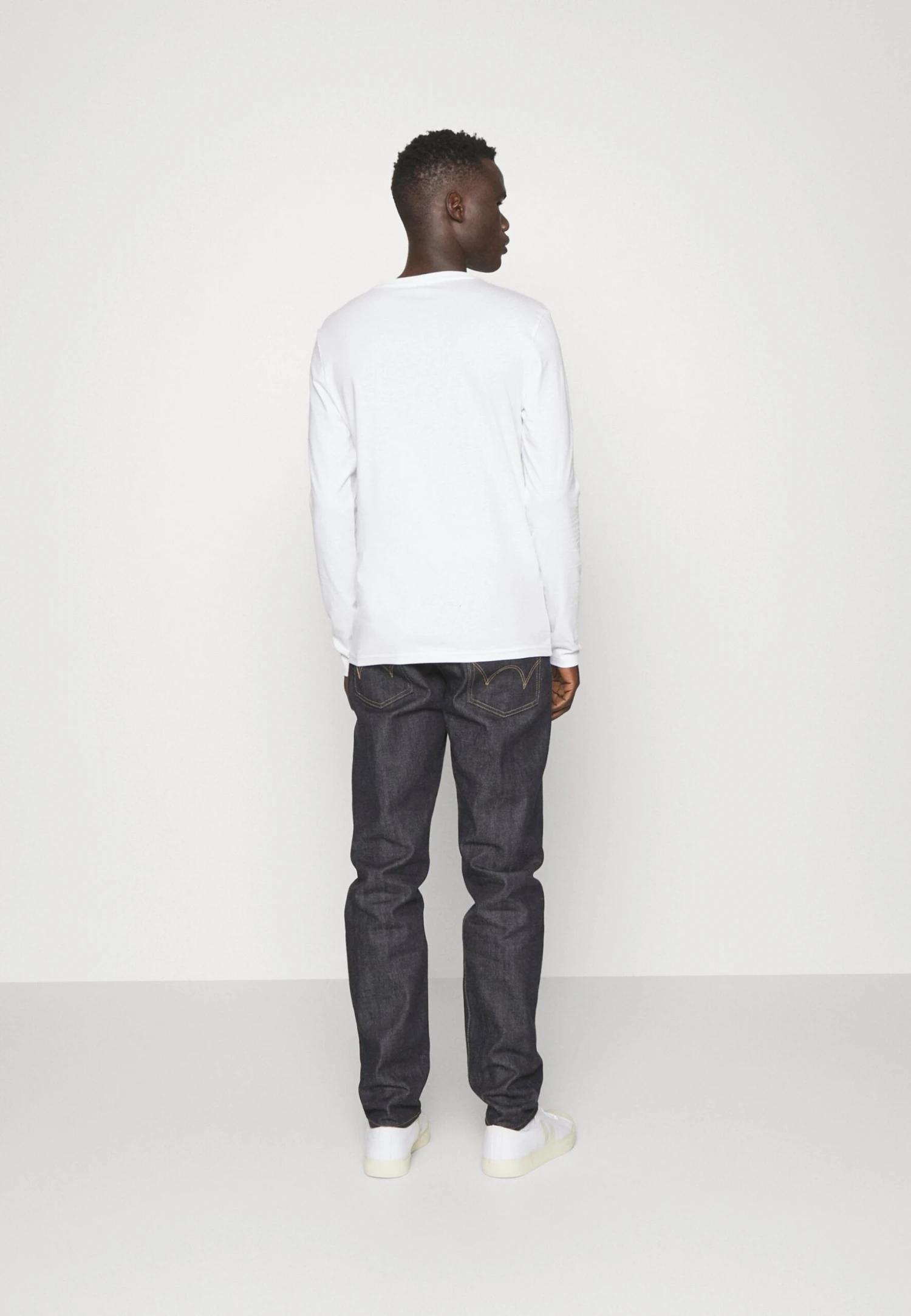 Pier One 3 Pack Unisex - T-Shirt À Manches Longues - White/Dark Blue/Bordeaux 5 Pier One 3 Pack Unisex - T-Shirt À Manches Longues - White/Dark Blue/Bordeaux – Image 3