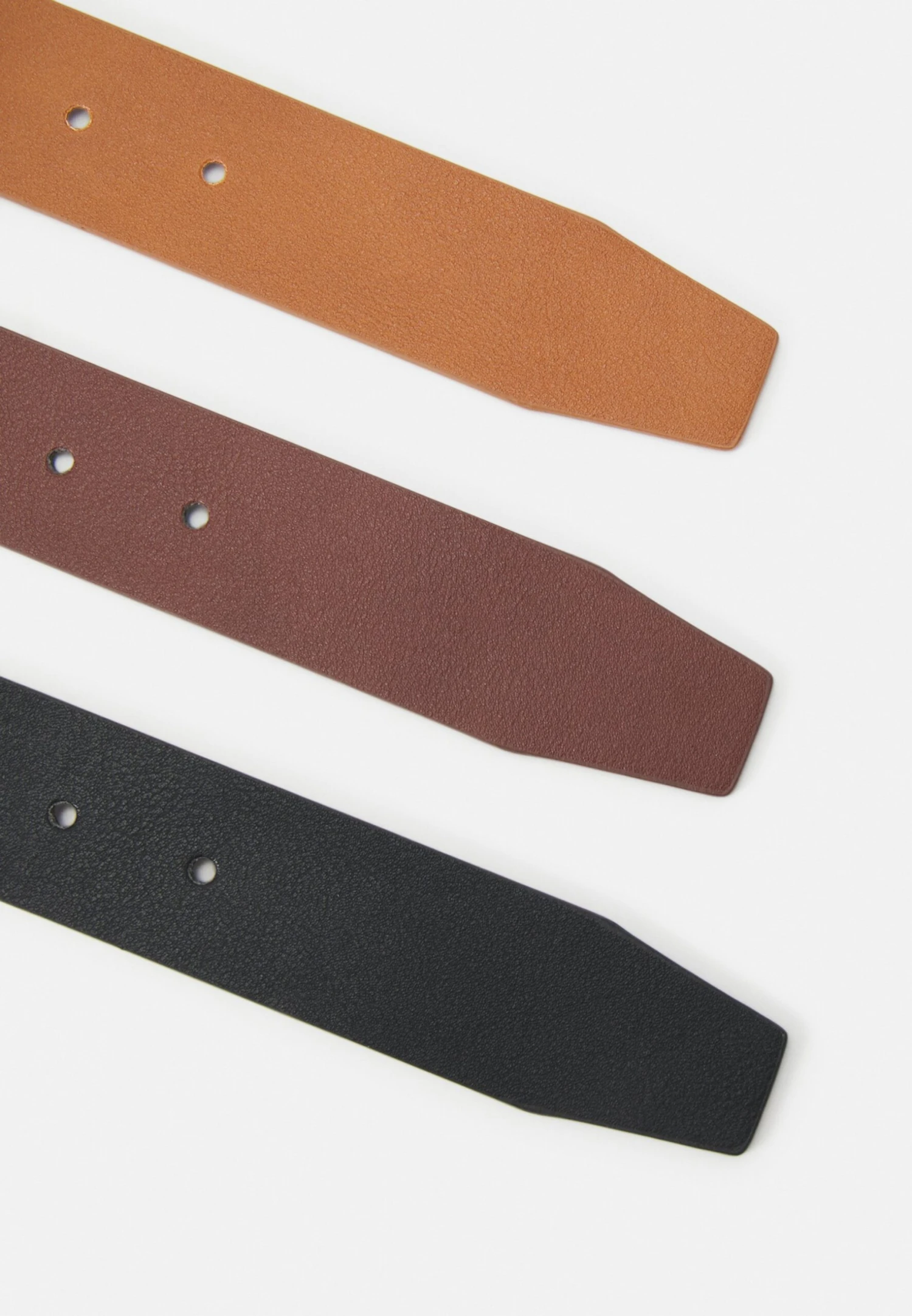 Pier One 3 Pack Unisex - Ceinture - Black/Brown/Cognac 5 Pier One 3 Pack Unisex - Ceinture - Black/Brown/Cognac – Image 3