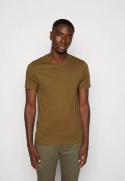 Pier One Unisex 5 Pack - T-Shirt Basique - Black /Dark Blue/Dark Green -France Pier One Soldes Boutique 524e4dd9ec2a47b3a1357fba6cff553f