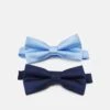 Pier One 2 Pack - Noeud Papillon - Dark Blue/Light Blue -France Pier One Soldes Boutique 6851203b33524bd59a3634d0322a9253