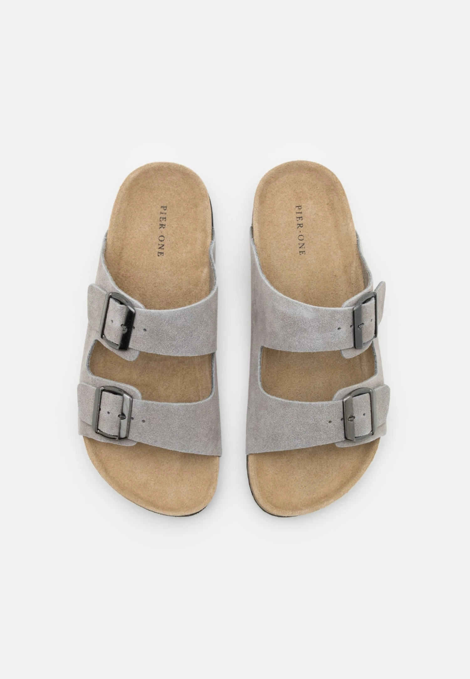 Pier One Leather Unisex - Chaussons - Grey 6 Pier One Leather Unisex - Chaussons - Grey – Image 4