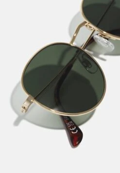 Pier One Unisex - Lunettes De Soleil - Gold-Coloured/Green -France Pier One Soldes Boutique 757cc522f0d64d40943756228eeb0e2f