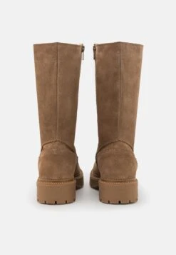 Pier One Leather Winter Boot - Bottes - Taupe -France Pier One Soldes Boutique 7d3dcdb1074f4b39864b91fd14841c0d