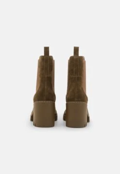 Pier One Leather - Bottines À Talons Hauts - Khaki -France Pier One Soldes Boutique 82e4380308ac44f19d33d6cff9f92202