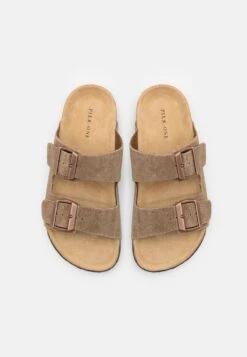 Pier One Leather Unisex - Chaussons - Stone 11 Pier One Leather Unisex - Chaussons - Stone -France Pier One Soldes Boutique 8a668f54d8c54cffbe49465b492ae069
