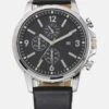 Pier One Unisex - Montre À Aiguilles - Black/Silver-Coloured -France Pier One Soldes Boutique 9379b715100c42328c80c626f540dc05