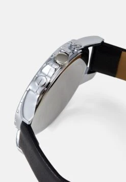 Pier One Montre - Black/Silver-Coloured 10 Pier One Montre - Black/Silver-Coloured -France Pier One Soldes Boutique a405f32d91574594bfe0eb57bcbec044