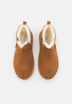 Pier One Leather - Chaussons - Cognac -France Pier One Soldes Boutique a57dc333628046f0b023a00282f4066a