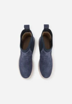 Pier One Leather - Bottines À Plateau - Dark Blue -France Pier One Soldes Boutique c9c9ad5af9b94ee991e135937eea3a78