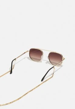 Pier One With Chain Set Unisex - Lunettes De Soleil - Brown -France Pier One Soldes Boutique ec44c6ebeaed4f389c1cfcebf6d3b7ef