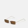 Pier One Unisex - Lunettes De Soleil - Brown