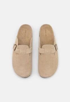 Pier One Leather Unisex - Chaussons - Beige -France Pier One Soldes Boutique fb9c0aed91d14aa2a90f9e1af6a1df5d